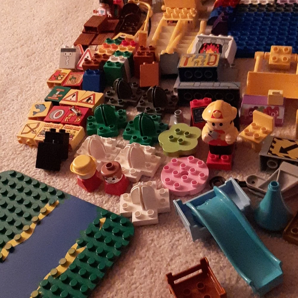 Assorted Lego Duplo Building Blocks